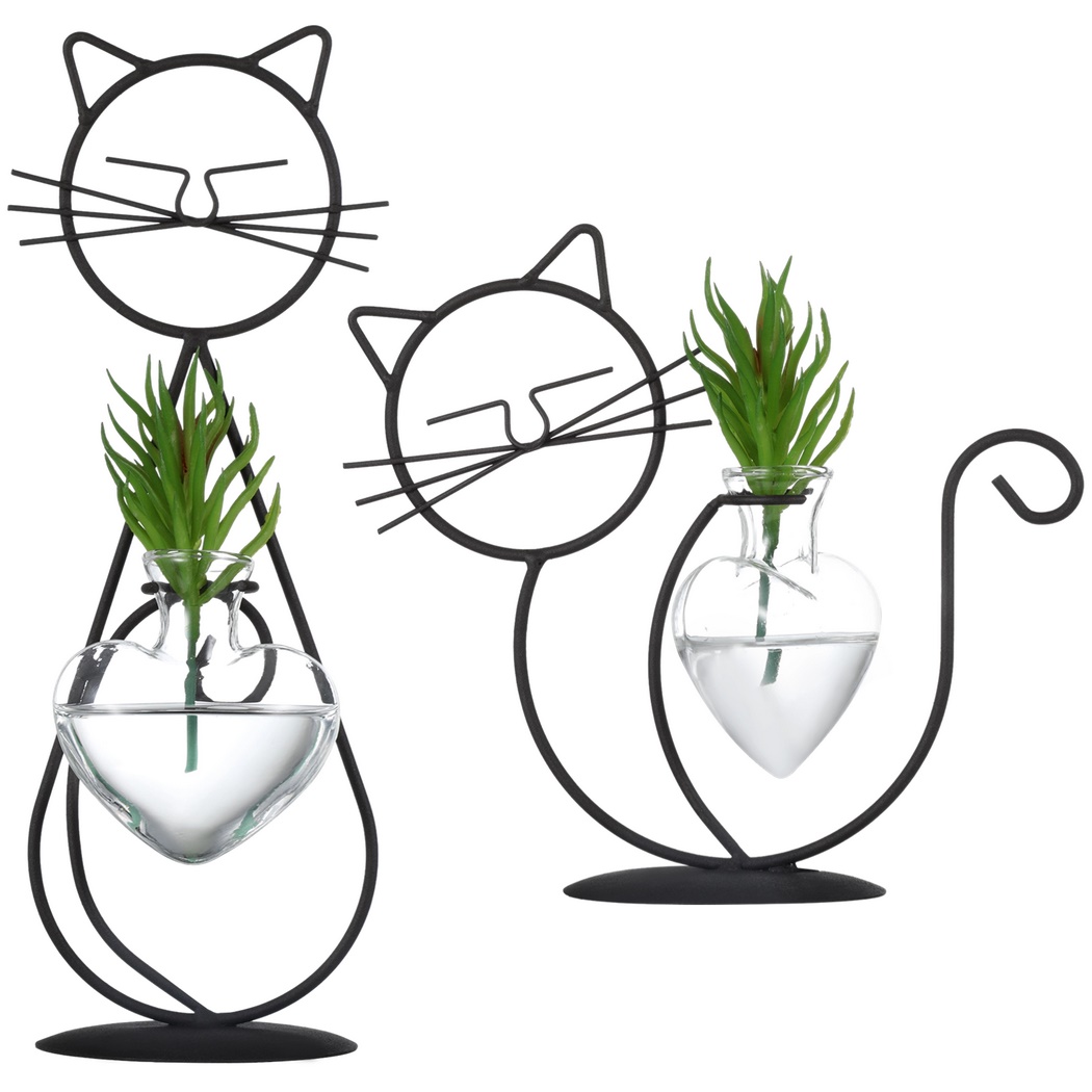 2 Stuks Leuke Kat Vaas Voortpl - Propagation Station Vase recensie en prijs