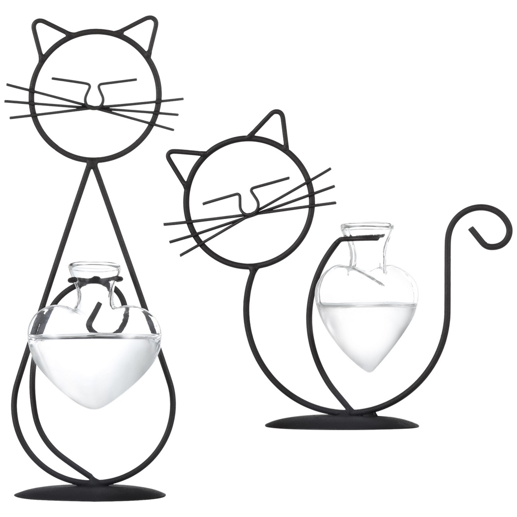 2 Stuks Leuke Kat Vaas Voortpl - Propagation Station Vase recensie en prijs